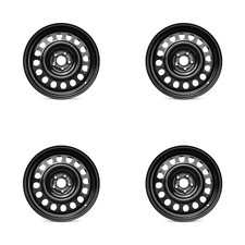 Set Of 4 16 Black Steel Wheels Rims For Bmw 5x120 Y3z4 Genuine 5lug Set Of 4 16 Black Steel Wheels Rims For Bmw 5x120 Y3z4 Genuine 5lug