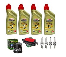 Kit Honda Cbr 600 F Hurricane 1991/1994 Castrol 10W40 Filtre Huile Air Bougies