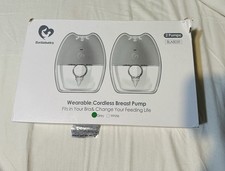 Bellababy BLA8039 Double Wearable Cordless Breast Pump - Gray Pack of 2 Pumps