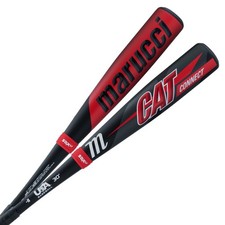 New 2023 Marucci Cat Connect Youth USA Baseball Bat -11oz Black/Red