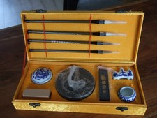Vintage Chinesische Kalligraphie Set - Neu