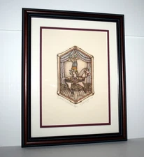 Alice V Scott Morris 1993 Acrobat on Horseback Ltd Ed Print Signed Matt & Frame