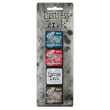 Ranger Ink - Tim Holtz - Distress Pads - Mini Kit - Eighteen 18 Multi