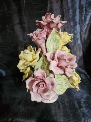 Italian Porcelain Flowers In Italian Art Pottery for sale | eBay