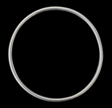 925 Sterling Silver 8" 3mm Bangle Bracelet Minimalist