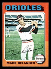 1975 Topps Mini Mark Belanger #74 EX Baltimore Orioles