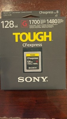 Brand New Unopen Sony 128GB CFexpress Type B Tough Memory Card CEB-G128