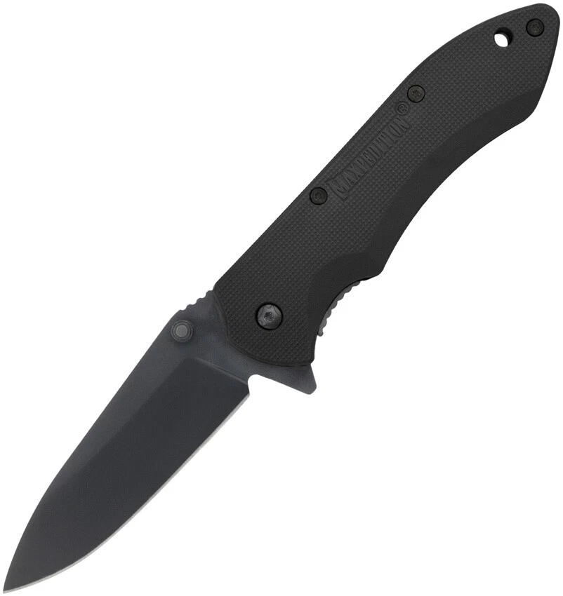 Cuchillo Plegable Maxpedition Ferox Liner 3.25" 5Cr13 Hoja de Acero Negro Mango de Nylon Foto 3 de 3