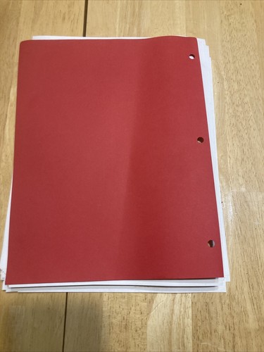 Vintage Original Aliens VS Predator Movie Script Awesome - Picture 10 of 11