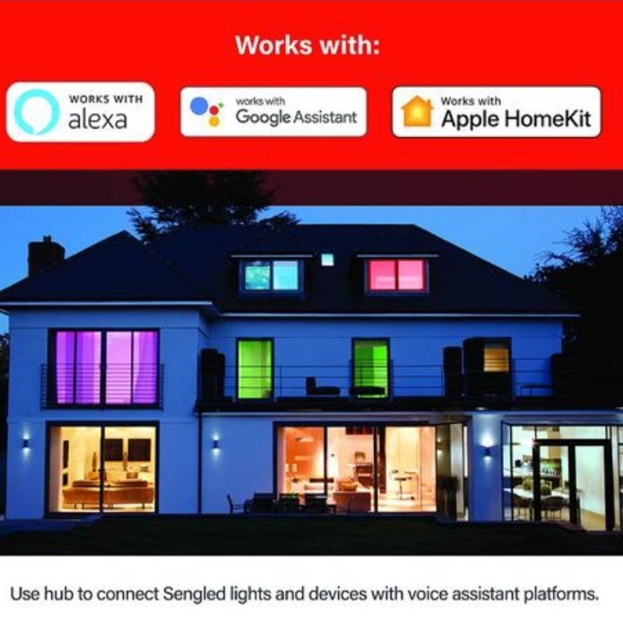 Sengled Smart Home Hub Z02-Hub Lights Bulbs Alexa Google Element