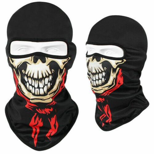 Balaclava Ski Mask Cool Skull Full Face Mask for Men Women Sun Protection Hood - Bild 18 von 41