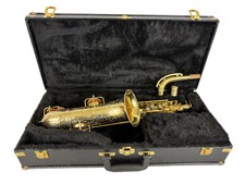 King Fully Engraved Gold Plated Pearl Inlay Alto Saxophone MUST SEE 
