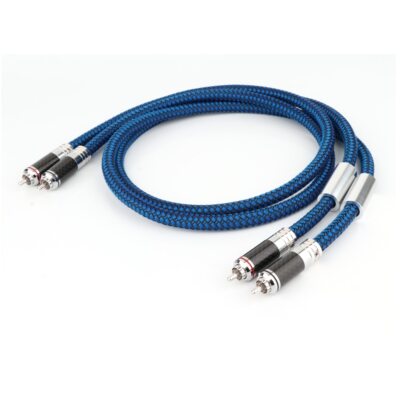 OFC Copper Silver Plated With Carbon Rhodium RCA Plug Silver Plated Cable