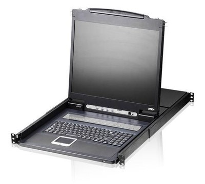 Aten CL1308N-ATA-2XK06DNG 8-Port 19 LCD KVM Switch (USB - PS/2 VGA) Scandina ~E~