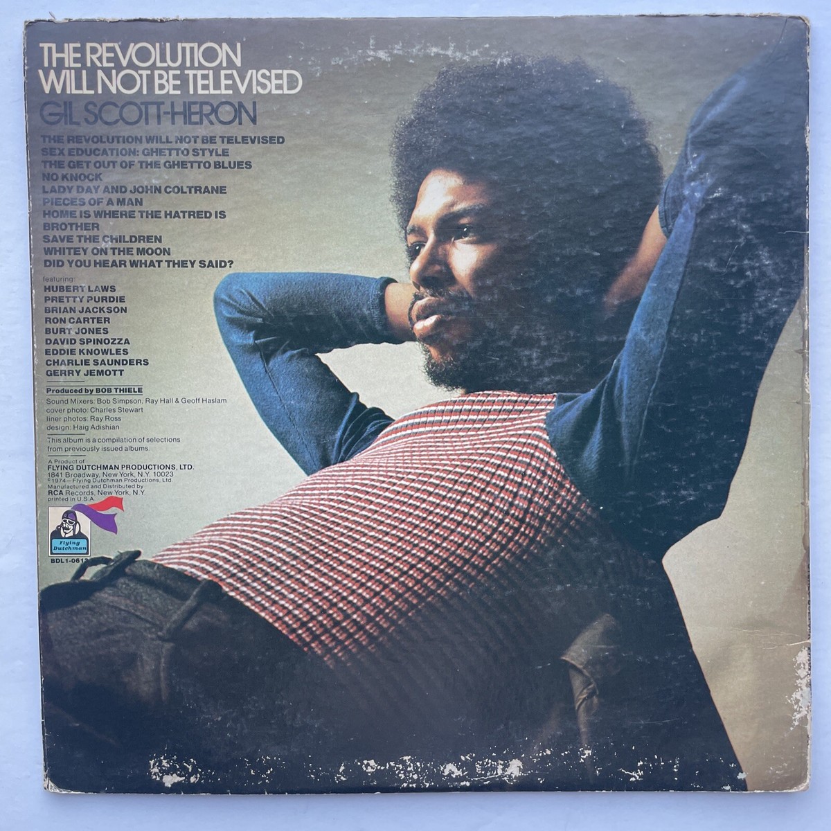 GIL SCOTT-HERON The Revolution Will Not Be Televised LP BDL1