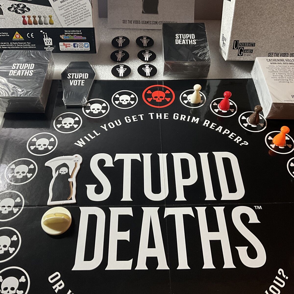  University Games  Stupid Deaths The Party Game, for