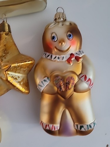 Lauscha Glas Creation Christmas Set Of 12 Ornaments + Tree Topper RARE - Picture 7 of 24