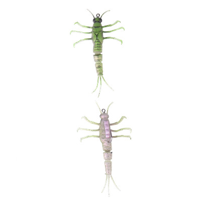 Savage Gear 3D TPE Mayfly Nymph Creature Bait Gummi Köder Forelle Barsch NEU 22