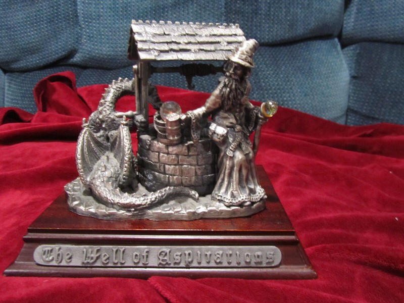 Rare The Well Of Aspirations Myth and Magic Collectors Club With Stand