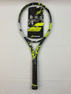 Babolat Pure Aero 2023 Tennis Racquet - Grey/Yellow/White