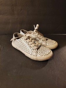 michael kors white and silver sneakers