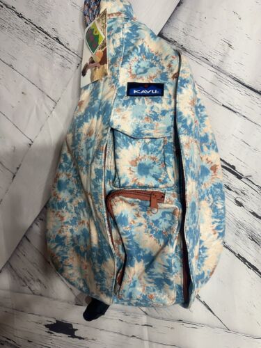 Kavu Rope Sling Bag Crossbody Ink Burst Multi Color Large Neu mit Etikett BTS Wandern - Bild 3 von 9