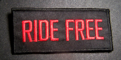 #0132   RIDE  FREE:     M/C Vest Patch      Free S&H AVAILABLE