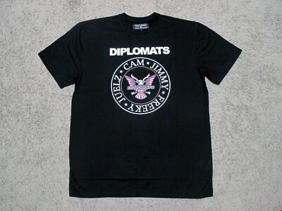 【激レア】DIPLOMATS DIPSET Tシャツ　ディプロマッツ Reason x Dipset Diplomats black t-shirt L camron juelz