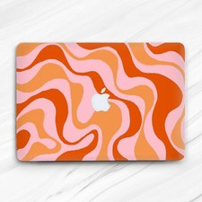 Abstract Indie Trendy Groovy Lines Hard Case For Macbook Air 13 Pro 16 13 14 15