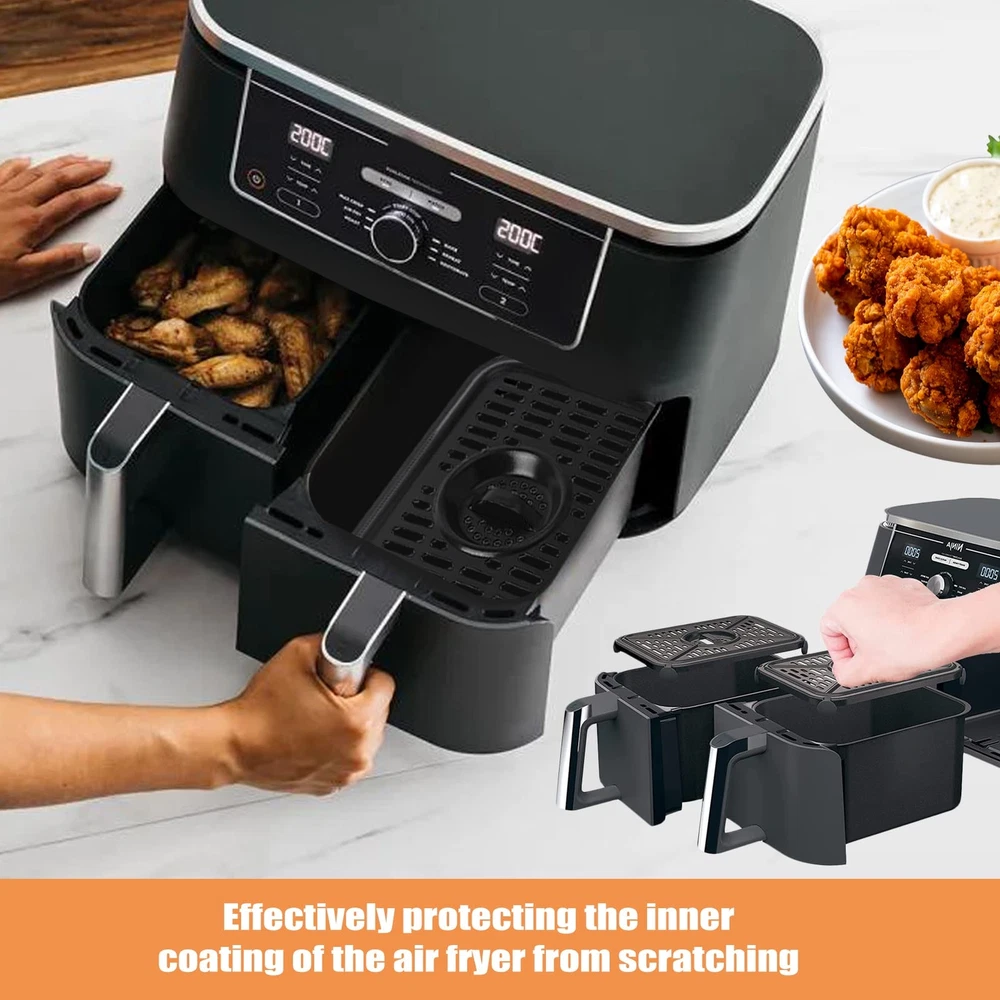 Air Fryer Replacement Parts for Ninja Foodi Airy Fryer, 8 PCS Food Grade Air ...