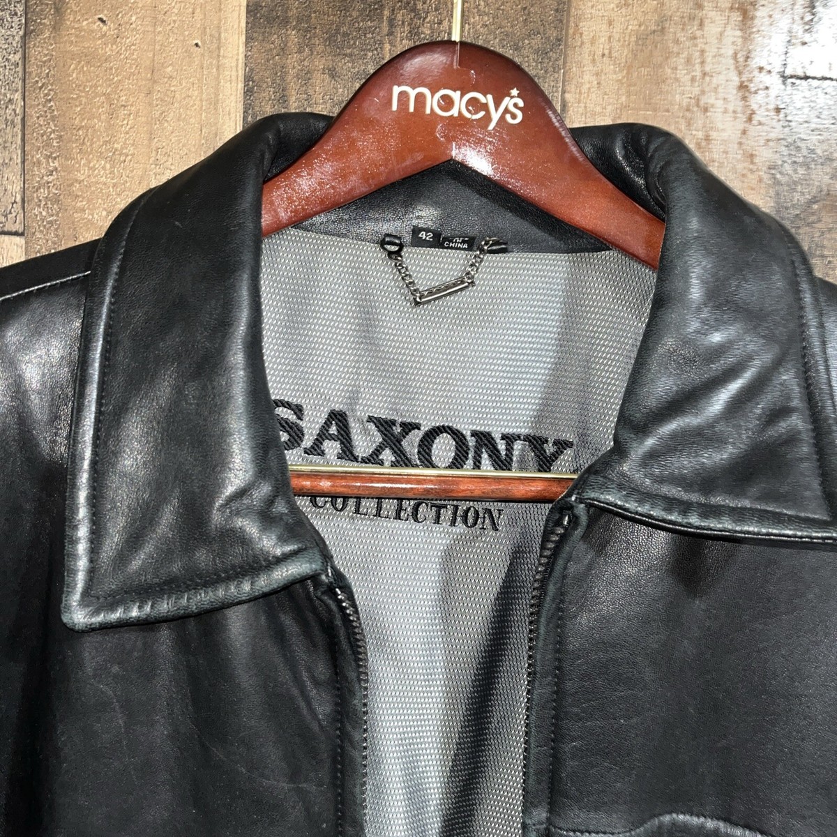 VTG SAXONY COLLECTION Black Premium Soft Leather Jacket Size VTG SAXONY COLLECTION Black Premium Soft Leather Jacket Size
