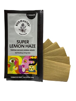 Budmaster Super Lemon Haze Terpene Infused Wraps - 5 Wraps