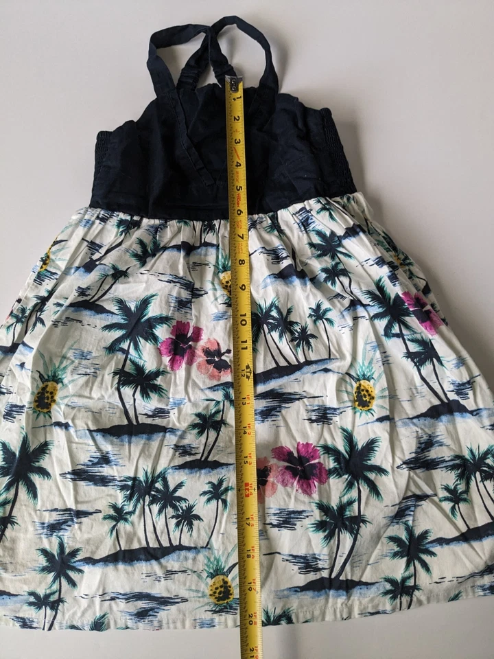 Genuino Niños Colección Familiar Niñas 4T Tropical Solero Algodón Foto 4 de 4