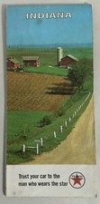 Vintage 1965 Texaco “Indiana” Road Map