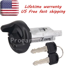 New Ignition Key Switch Lock Cylinder & Door Lock Tumbler Set 2 Keys For GM