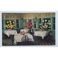 Postcard Santa Maria Inn Dining Room Section California USA Mid Century Modern