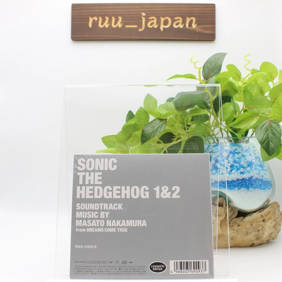 Sonic The Hedgehog 1 and 2 Soundtrack 3CD OST POCS-21032 From Japan NEW - Image 2 of 3