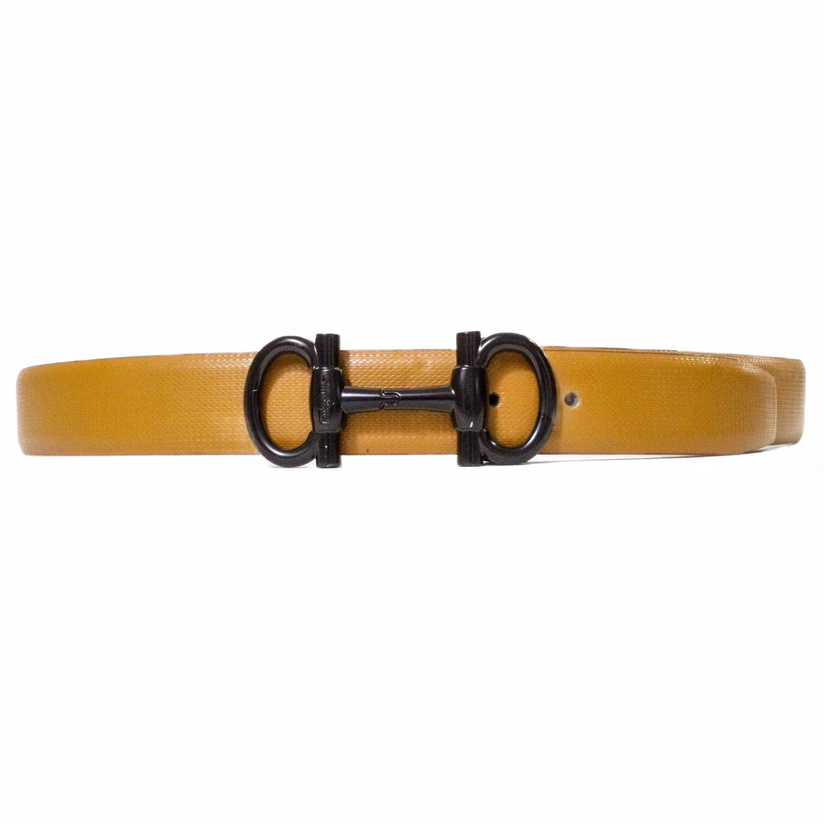 Leather belt Salvatore Ferragamo Black size L International in