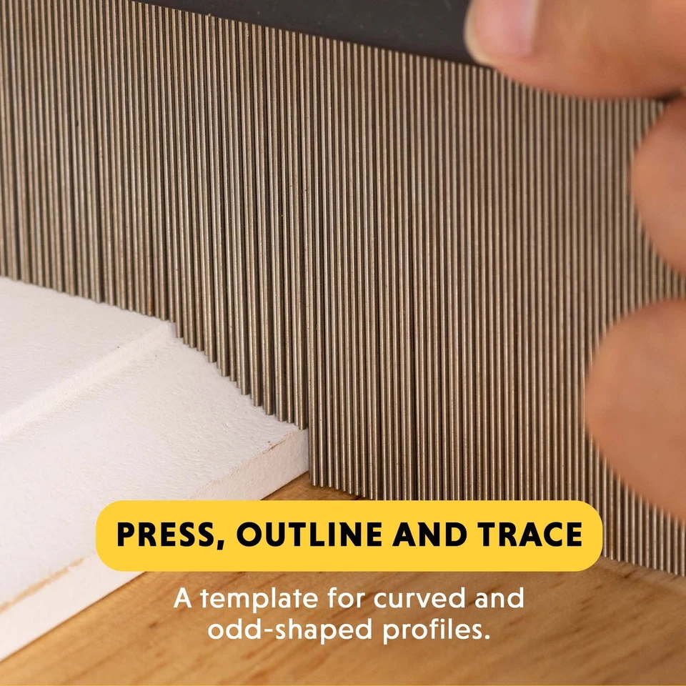 General Tools Contour Gauge 837 - 6" Angle Finder Tool for Home Improvement - Image 3 of 4