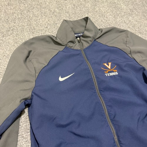 Virginia Cavaliers Jacket Mens Medium Tennis Team Player Issued Nike Dri Fit - Picture 2 of 11