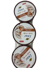 (3) Dove Brown Sugar & Coconut Butter Exfoliating Body Polish-10.5oz.