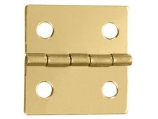 6080 1" x 1" Brass Plate Butt Hinge 10 pcs. with screws "FREE SHIPPING"