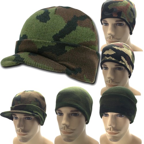 Military Camouflage Camo Beanie Skull 