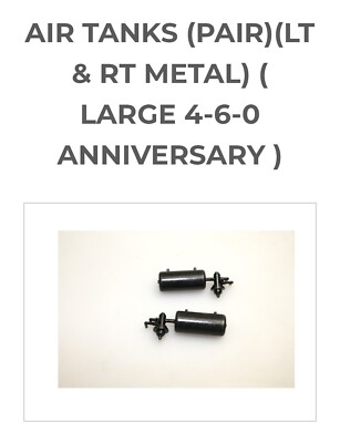 Bachmann G Scale - 4-6-0 Anniversary Locomotive - Air Tanks w/screws - 1 Pair