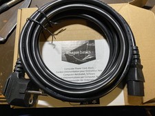 Amazon Basics Power Cord, 15, Black