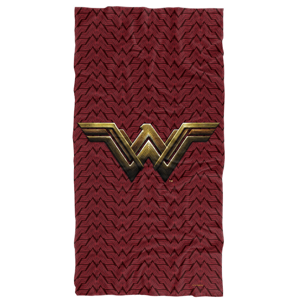 Wonder Woman Logo Beach Towel 30x60 Inches Superhero Pool Lounge Sand
