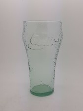 Vintage Original Green Dimple Pebble Enjoy Coca Cola Coke Textured Pop Glass
