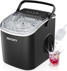 Euhomy Countertop Ice Maker Machine with Handle, 26lbs in 24Hrs, 9 Ice Cubes Rea