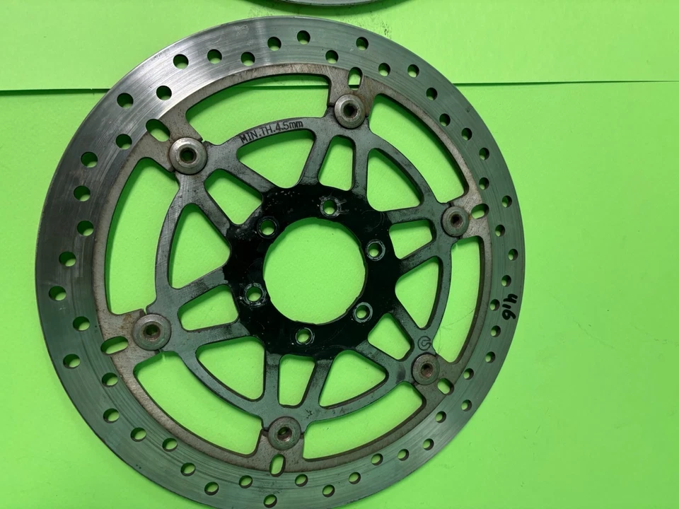 DUCATI FRONT WHEEL BRAKE DISC SET ROTORS MONSTER 620 03 - Image 3 of 4