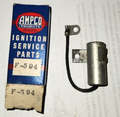 NOS AMPCO F594 Ignition Condenser 1950-79 Various BRITISH & Other IMPORTS